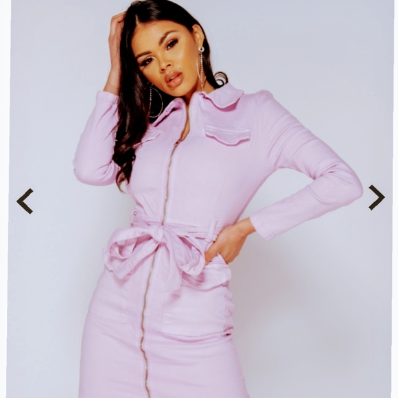 sexy denim mini dress - Picture 2 of 4